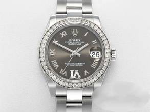Thumbnail von Rolex Datejust 31 31mm Medium 178384 2011 Stahl Weissgold 750 Diamanten Automatik Stainless Steel 18kt White Gold Oyster-band Chronometer