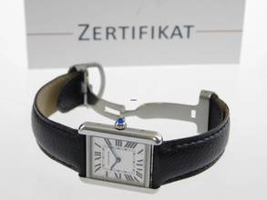 Thumbnail von Cartier Tank Solo 31 x 24mm im Top Zustand mit original Band und Faltschließe Cartier Box geliefert in der original Box