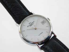 Thumbnail von IWC Portofino Automatic Edelstahl Datum 34 mm im Top Zustand Automatik mit Lederband