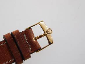 Thumbnail von Rolex Oyster Perpetual Medium massiv 18 Kt Rosegold 34 mm v 1945 im Top Zustand