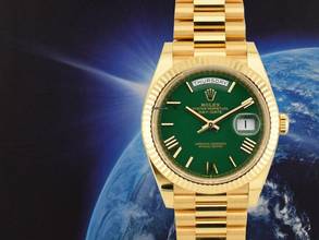  Rolex Day-Date 40 228238 Green Roman Dial - New 2025 