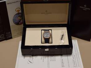 Thumbnail von Patek Philippe Aquanaut Annual Calendar Rose Gold 5261r-001 New - Full Set Ita