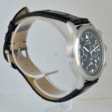 Thumbnail von IWC Fliegeruhr Chronograph Pilot IW3740 chronograph date black dial quartz 1988 Full Set