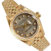 Thumbnail von Rolex Lady-Datejust 69178 Ladies 26MM Factory diamonds dial gold 18KT Full Set TOP Condition
