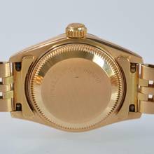 Thumbnail von Rolex Lady-Datejust 69178 Ladies 26MM Factory diamonds dial gold 18KT Full Set TOP Condition