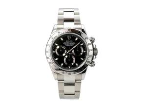  Rolex Daytona Edelstahl 116520 Schwarz 