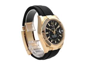 Thumbnail von Rolex Sky-Dweller Gelbgold / Oysterflex Ref. 326238 Schwarz
