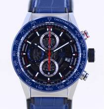 Thumbnail von TAG Heuer Carrera Calibre HEUER 01 Date Chronograph Heuer 01 Blue Ceramic Steel 43mm Skeleton B+P