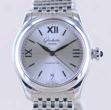 Thumbnail von Glashütte Original Lady Serenade Edelstahl silver Dial Automatic Stahlband rar B+P