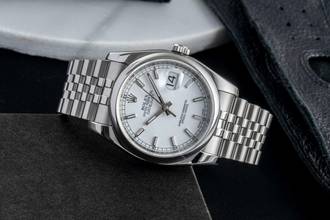 Thumbnail von Rolex Datejust 36 Silver Dial Oyster Edelstahl Automatik Herren Ref. 116200