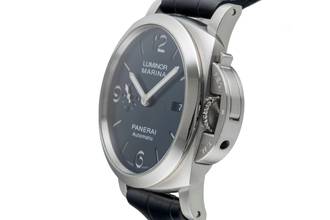 Thumbnail von Panerai Luminor Marina Automatic Stahl Automatik Herrenuhr Ref. PAM01313 B&P 2021