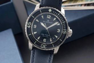 Thumbnail von Blancpain Fifty Fathoms Titan Automatik Herrenuhr Ref. 5015 12B40 O52A B&P 2023
