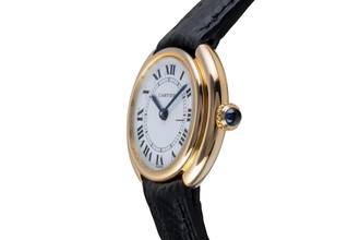 Thumbnail von Cartier Vendome 18k (0,750) Gold Handaufzug Damenuhr Ref. 6708 Vintage