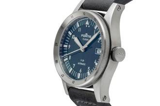 Thumbnail von Fortis F-39 Flieger F-39 Petrol Edelstahl Automatik Herrenuhr Ref. F422.0029 Box