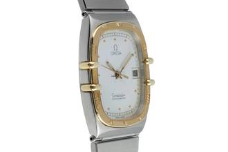 Thumbnail von Omega Constellation Quartz Stahl / Gold Quarz Herrenuhr Ref. 398.0877 Papiere 1986
