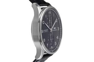 Thumbnail von IWC Portugieser Chronograph Automatik Stahl Ref. IW371609 B&P 2020