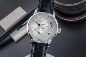 Thumbnail von Glashütte Original PanoMaticLunar Stahl Automatik Herrenuhr Ref 1-90-02-42-32-01 B&P 2025