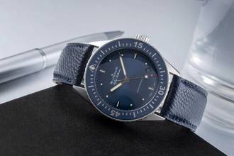 Thumbnail von Blancpain Fifty Fathoms Bathyscaphe Stahl Automatik Ref. 5100-1140-O52A Papiere