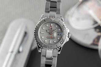  Rolex Yacht-Master 29 Oyster Stahl / Platin Automatik Damenuhr Ref. 169622 
