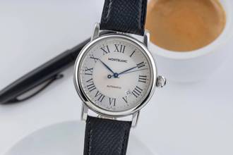 Thumbnail von Montblanc Meisterstück Stahl Automatik Herrenuhr Ref. 7068