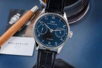 Thumbnail von IWC Portugieser Automatik 7 Days Edelstahl Automatik Herrenuhr Ref. IW500109