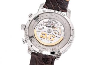 Thumbnail von Glashütte Original Sixties Chrono Green Annual Edition – 1-39-34-05-22-04 – like NEW – 07/2021 Full Set