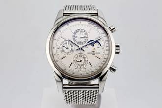Thumbnail von Breitling Transocean Chronograph 1461 43mm - Perpetual Calendar Like New - With Papers - 24 Months Warranty A19310 2018
