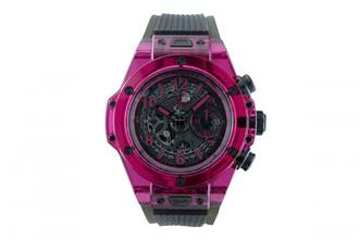 Thumbnail von Hublot Big Bang Unico 45mm Red Sapphire - With Box And Papers - With Additional Hublot Velcro Strap - 24 Months Warranty 411.JR.4901.RT