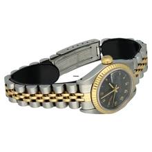 Thumbnail von Rolex Lady-Datejust 26 Ref.69173 Full Set Black Roman Dial