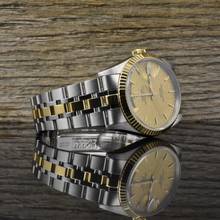 Thumbnail von Tudor Prince Date Day 76213 Automatik Stahl / Gold - Linen Dial - Zertifikat