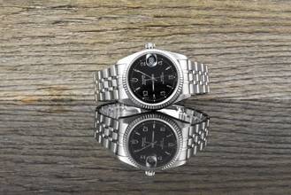 Thumbnail von Tudor Prince Date 74034 Stahl / Weißgold Explorer Dial Automatik - Zertifikat