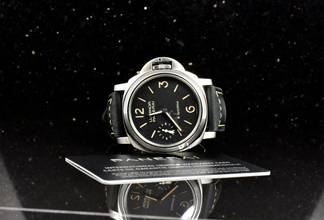 Thumbnail von Panerai Luminor Base 8 Days Giorni / 8 Days PAM00915 unpoliert Stahl 44MM - B&P 2020