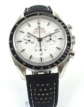  Omega Speedmaster Professional Moonwatch White New Watch with Box and Papers 