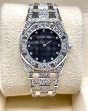 Thumbnail von Audemars Piguet Royal Oak Whitegold 18Kt. Factory Diamond Dial - in Top Condition A.M. highest quality Diamonds top make