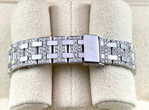 Thumbnail von Audemars Piguet Royal Oak Whitegold 18Kt. Factory Diamond Dial - in Top Condition A.M. highest quality Diamonds top make