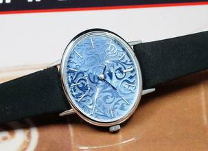 Thumbnail von Omega Classic RARE NOS ELLIPSE WITH BLUE FLORAL DIAL FROM THE 70'S RARE VINTAGE