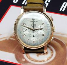  Movado RARE OVERSIZE M95 IN PINK GOLD CHRONOGRAPH WITH SAUDI KING DIAL 