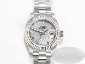 Thumbnail von Rolex Lady-Datejust Stahl Weissgold 750 179174 2016 Lc100 Goldust Diamanten Stainless Steel 18kt White Gold Oyster-band Chronometer