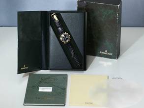 Thumbnail von Audemars Piguet Jules Audemars 25859ba Gelbgold 750 Chronograph 1999 Automatik 18kt Yellow Gold Black Dial