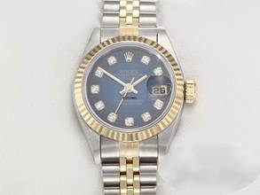  Rolex Lady-Datejust Edelstahl Gelbgold 750 Diamanten 2000 Automatik Gold Stahl Stainless Steel 18kt Yellow Gold Jubilé-band Chronometer Oyster 