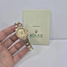  Rolex Lady-Datejust Ouro & Aço 26mm Automático Completo 
