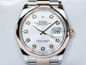 Thumbnail von Rolex Datejust 36 mm 18k Roségold Referenz 126201