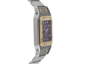 Thumbnail von Cartier Santos Carree GM Großes Modell Ref.2961 1982 Full Set sehr gut Vintage
