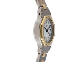 Thumbnail von Cartier Santos Octagon PM kleines Modell Ref.187903 1985 Full Set sehr gut Vintage