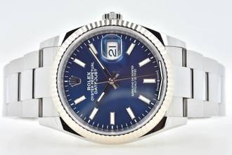  Rolex Datejust 36 Oyster Perpetual Datejust 126234 Blue Dial LC100 