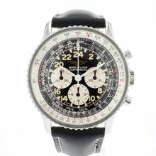  Breitling Navitimer Cosmonaute Steel Black Dial 