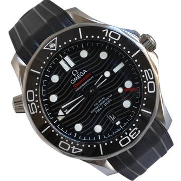  Omega Seamaster Diver 300 M Automatic Black Full Set like NEW 