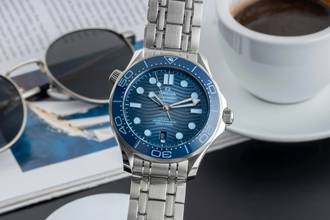 Thumbnail von Omega Seamaster Diver 300 M Stahl Automatik Summer Blue R. 210.30.42.20.03.003 B&P 2025