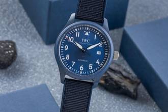 Thumbnail von IWC Fliegeruhr Pilot´s Watch Laureus Limited Sport for Good Keramik Ref. IW328101 B&P