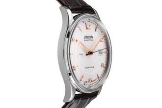 Thumbnail von Union Glashütte Noramis Stahl Automatik Herrenuhr Ref. D016.407.16.037.01 B&P